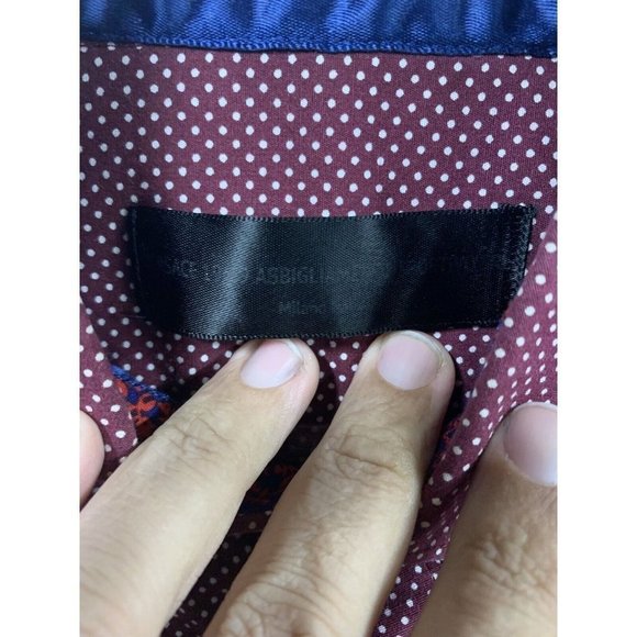 Versace Modern Fit 1969 Italia Long-sleeved Button down Shirt Size M, 15‎ 1/2 - Picture 4 of 9